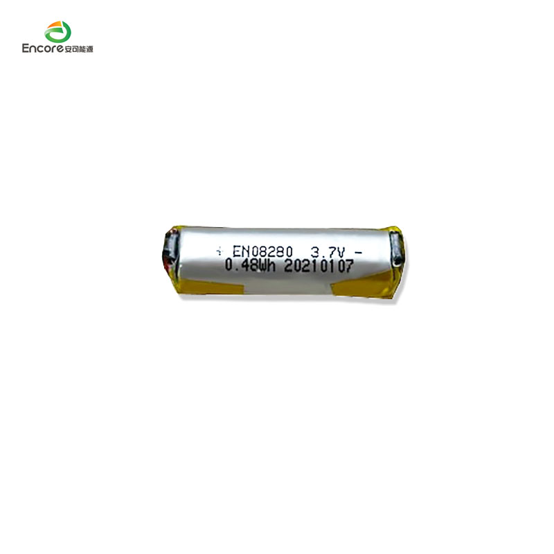 08280 120mAh নলাকার লিপো ব্যাটারি