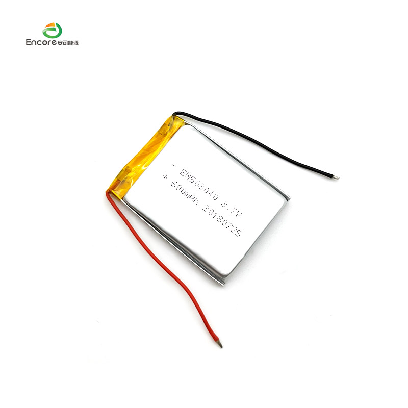 3.7V 600mah Lipo ব্যাটারি