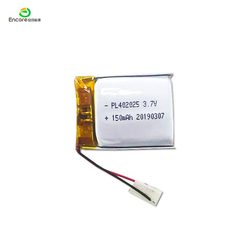 402025 150mAh 3.7v রিচার্জেবল লিপো ব্যাটারি