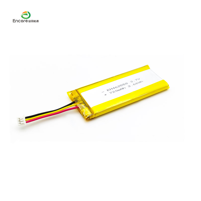 720mAh লি-আয়ন রিচার্জেবল লিপো লিথিয়াম পলিমার ব্যাটারি