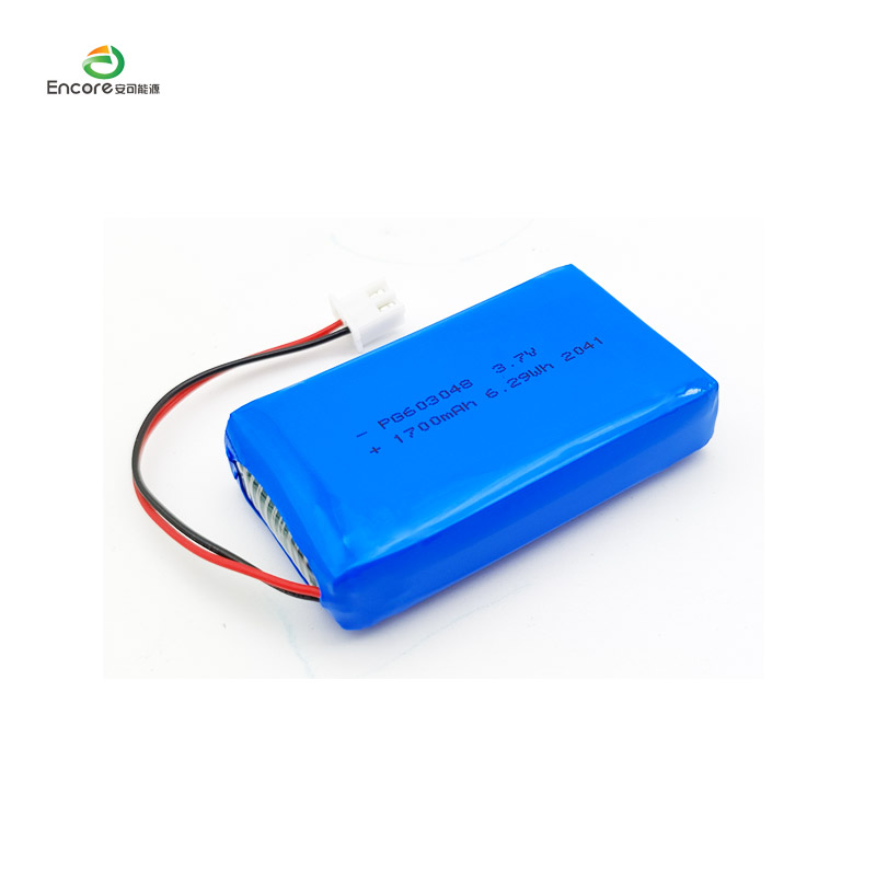 জিপিএসের জন্য 850mah লি পলিমার ব্যাটারি