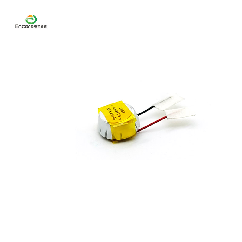 লি আয়ন বাটন সেল 3.7v বোতাম 40mah