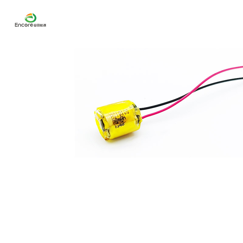 রিচার্জেবল ছোট সিলিন্ডার 3.7v Lipo ব্যাটারি