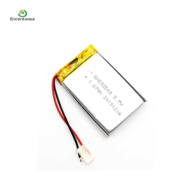 UL 500mah Li পলিমার ব্যাটারি